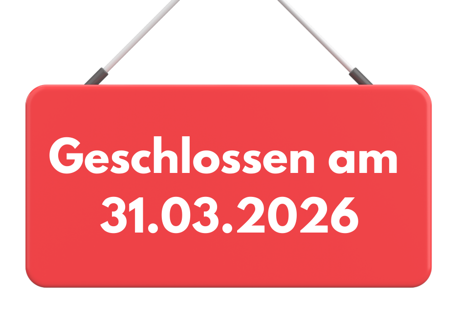 Praxis geschlossen am 31.03. wegen Quartalsabrechnung